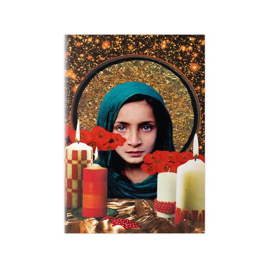 Das Echo deines inneres Lichts - vintage Collage die klassische Ikonographie mit moderner Ästhetik verbindet