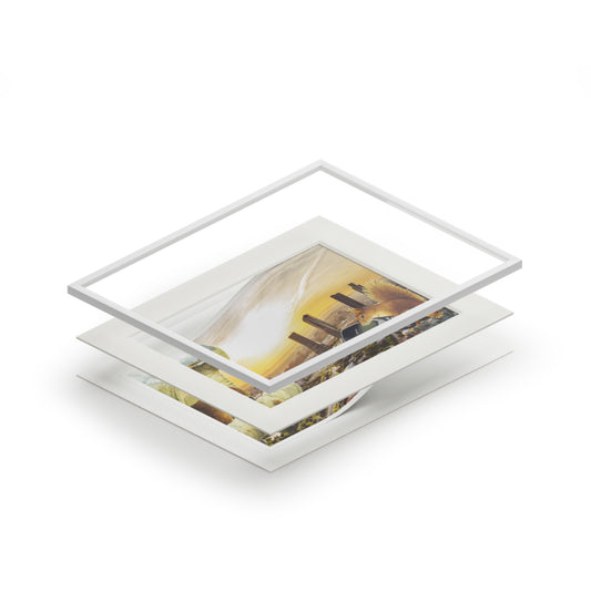 Squirrel City Art Prints (Passepartout Paper Frame)