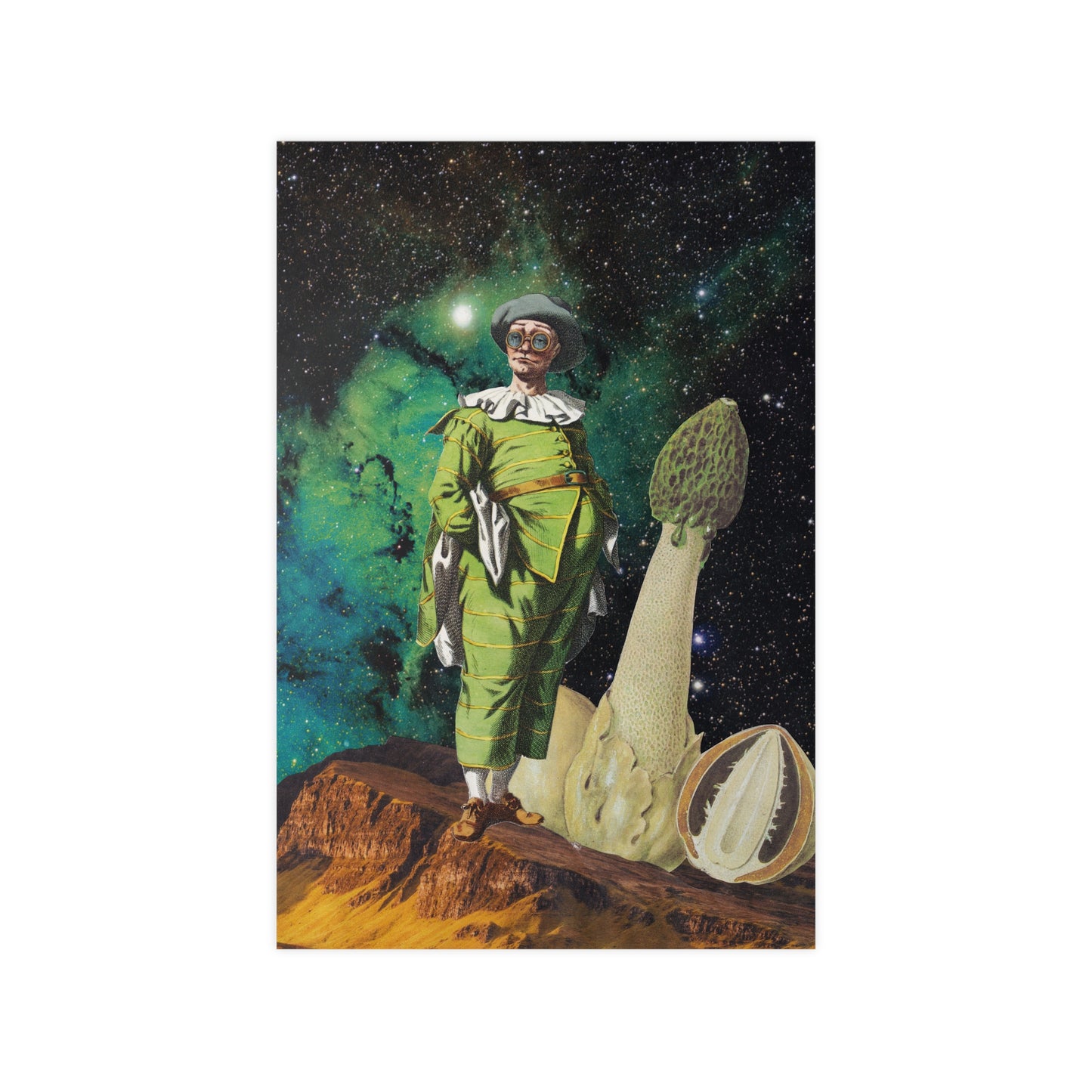 Commedia dell'Arte & Cocky Mushroom Poster