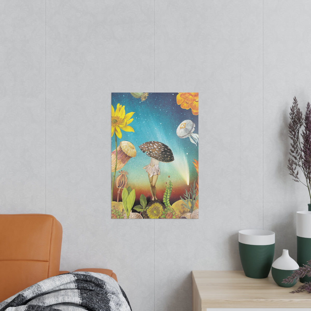 Never stop dreaming! Collage, Poster die deine innere Schönheit feiert