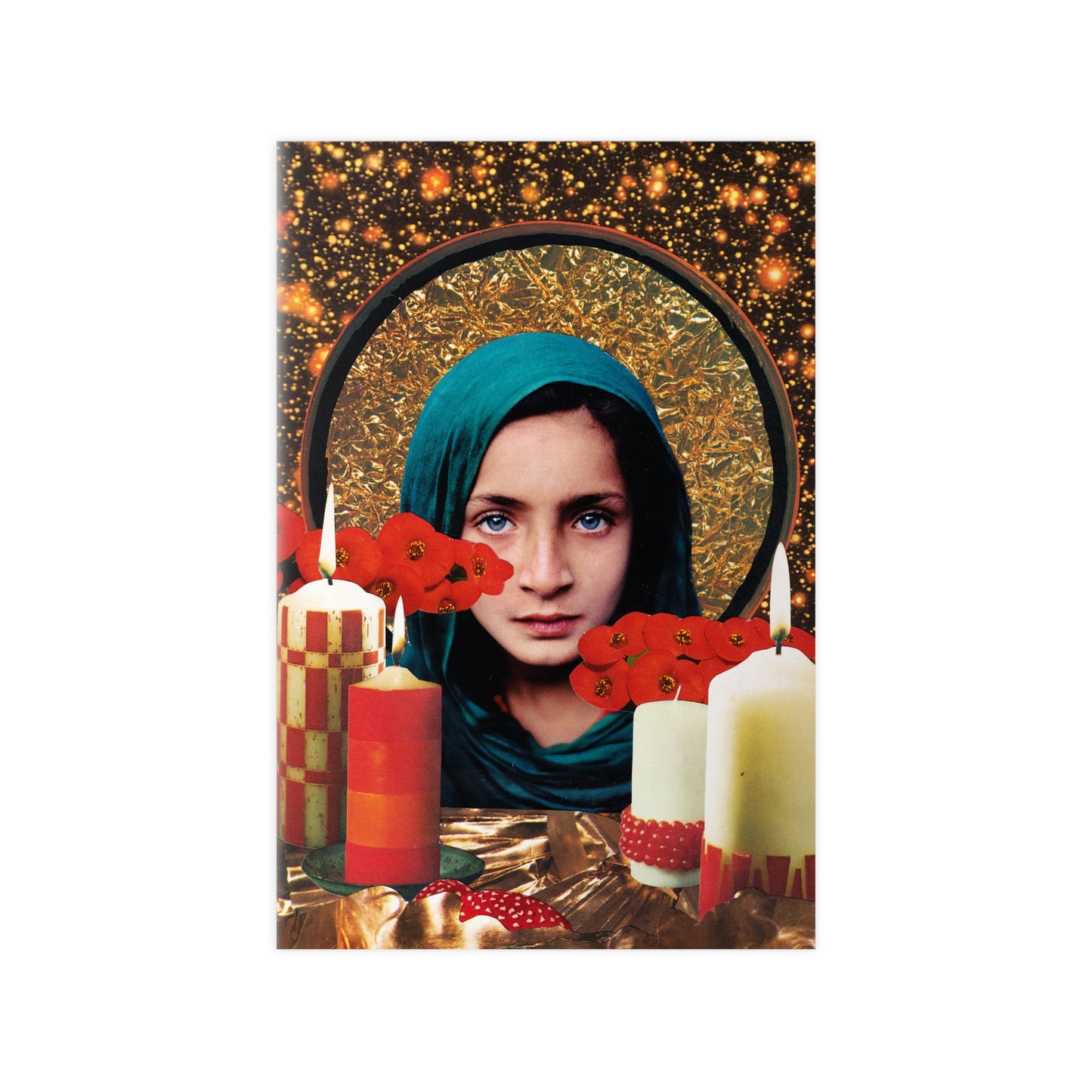 Das Echo deines inneres Lichts - vintage Collage die klassische Ikonographie mit moderner Ästhetik verbindet