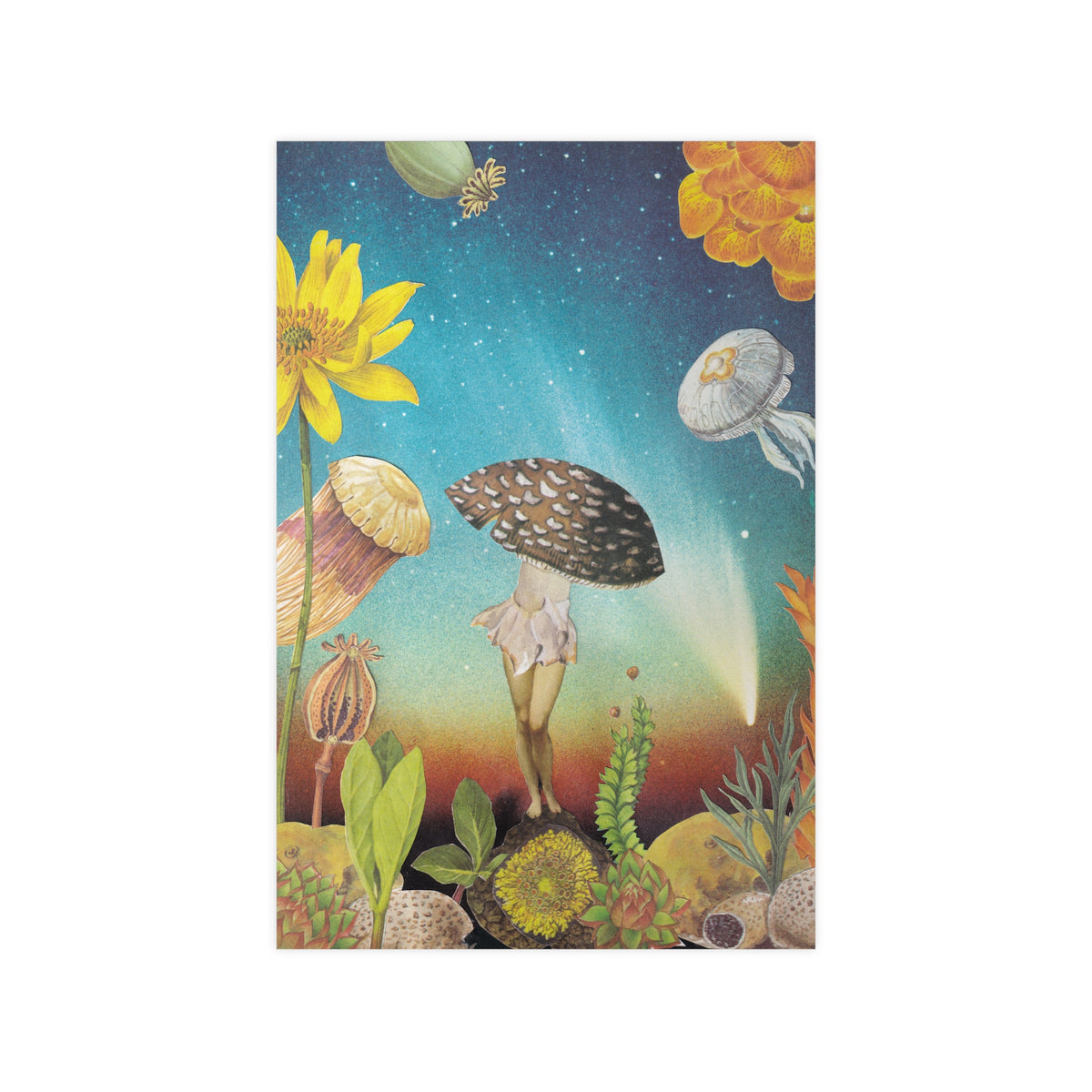 Never stop dreaming! Collage, Poster die deine innere Schönheit feiert