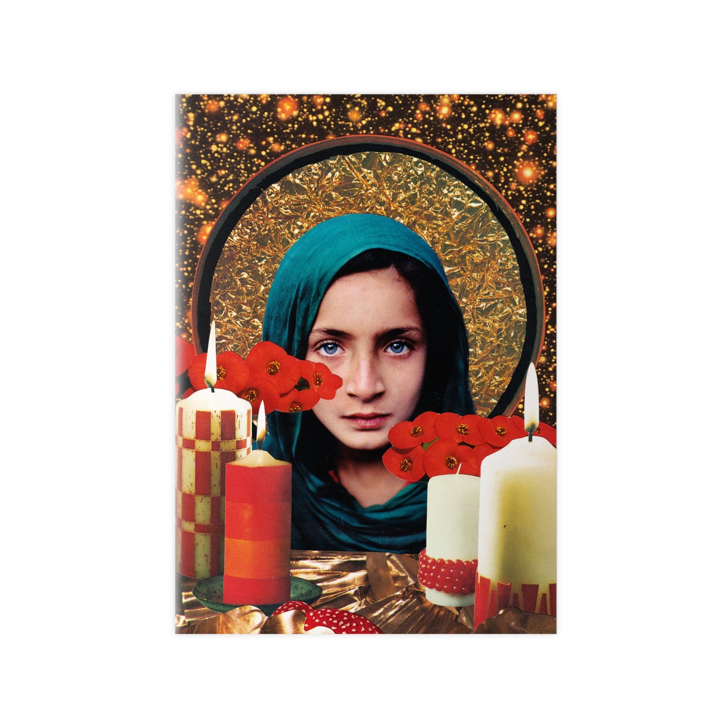 Das Echo deines inneres Lichts - vintage Collage die klassische Ikonographie mit moderner Ästhetik verbindet