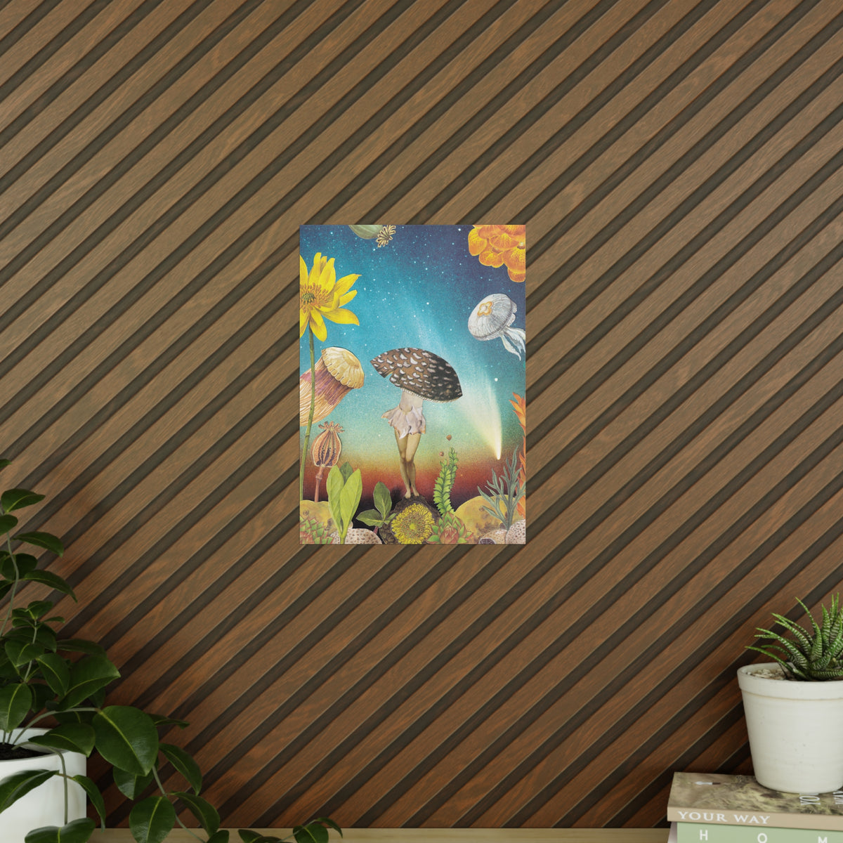 Never stop dreaming! Collage, Poster die deine innere Schönheit feiert