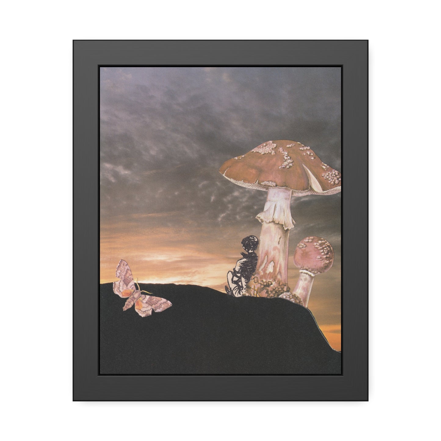 Mushrooms at sunset - a journey inwards