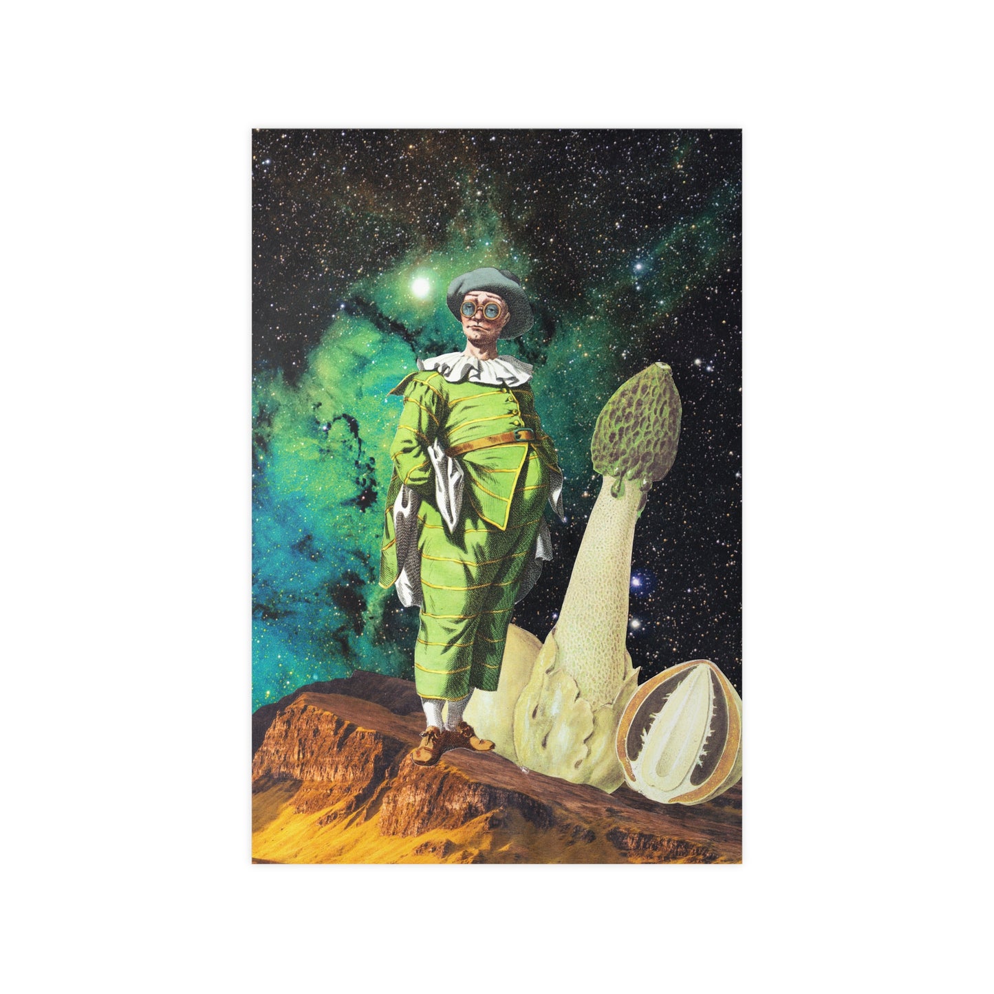 Commedia dell'Arte &amp; Cocky Mushroom Poster