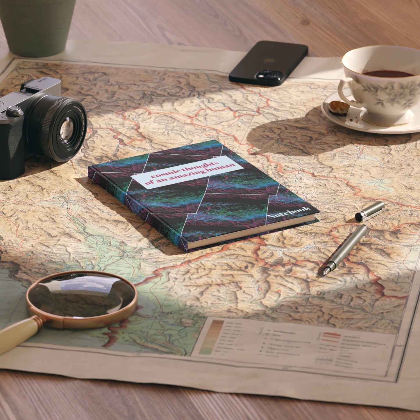 Cosmic Thoughts Hardcover Journal — A5 Notebook for Amazing Humans